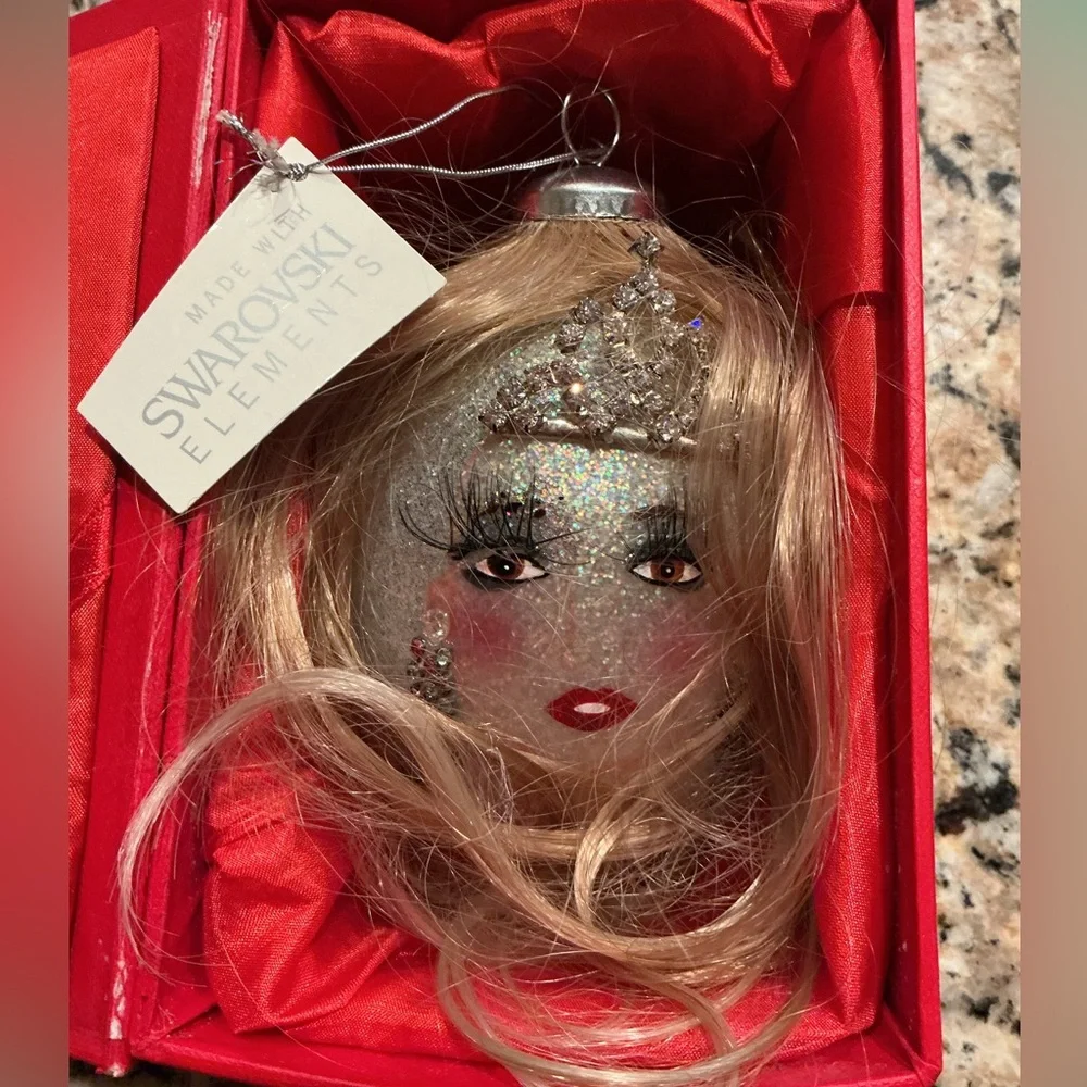 SWAROVSKI Elements Vintage Marilyn Monroe Ornament with Box Preowned with Tags
